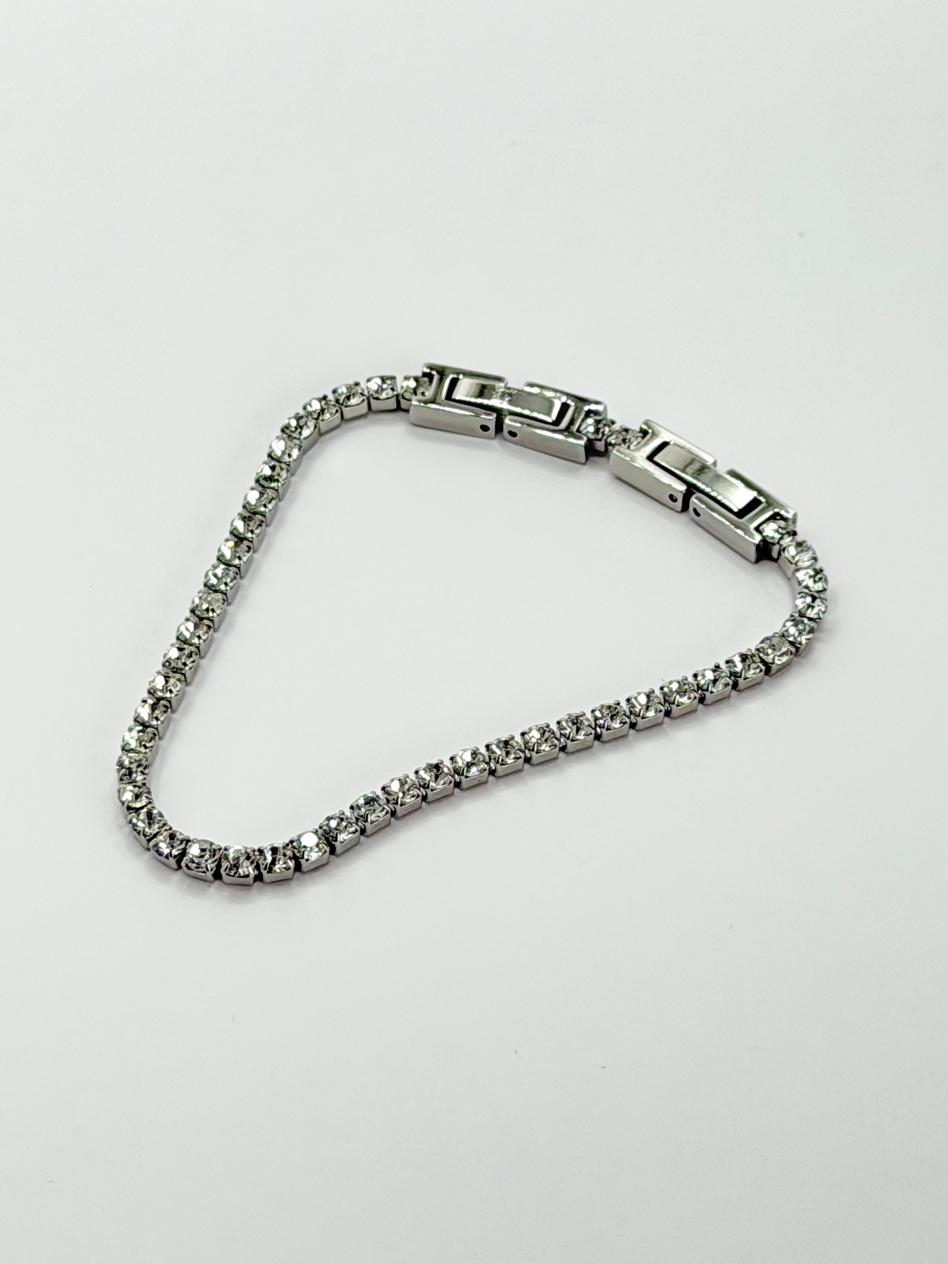 Tennis Bracelet with Adjustable Extension | Zirconia