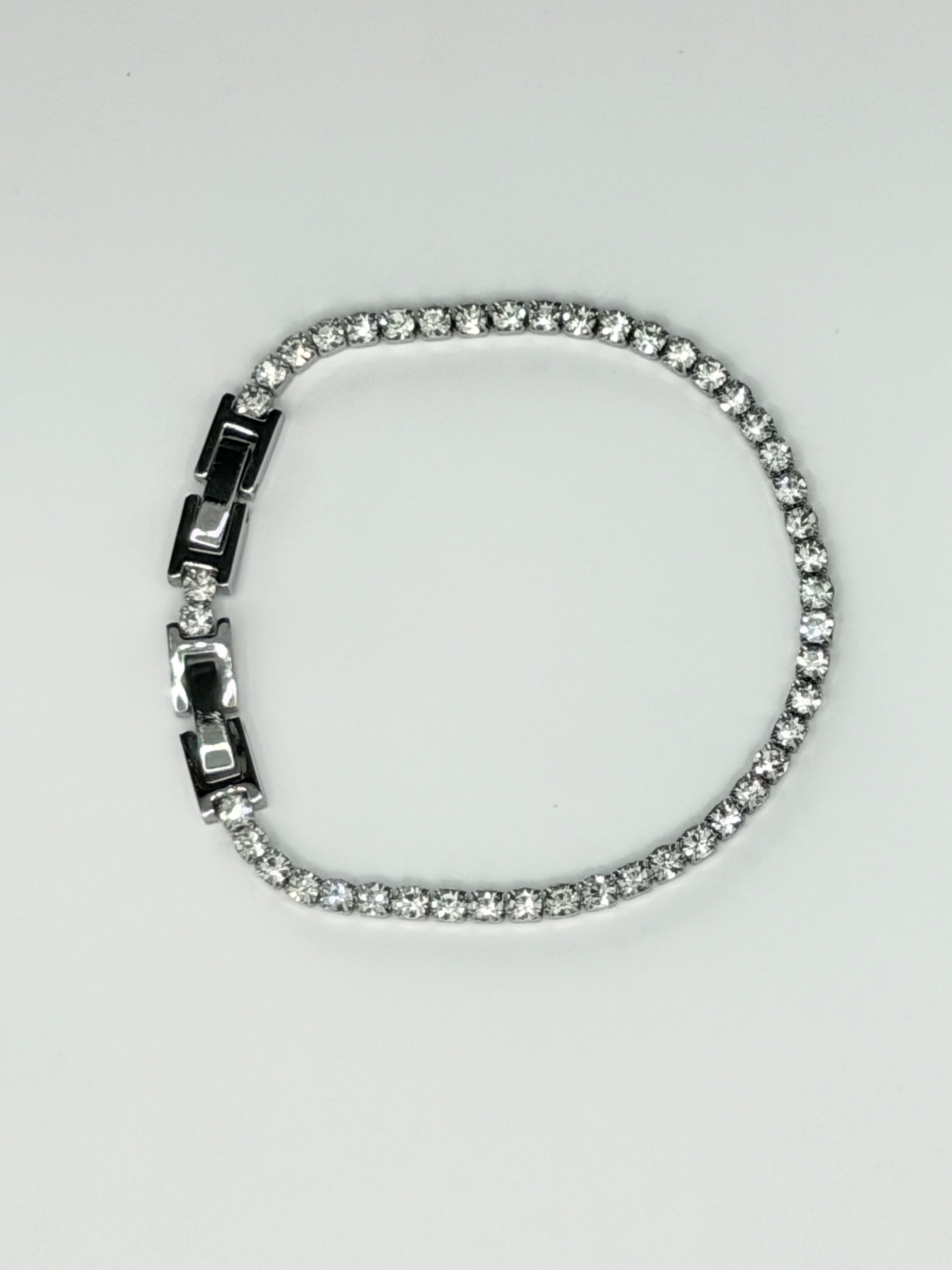 Tennis Bracelet with Adjustable Extension | Zirconia