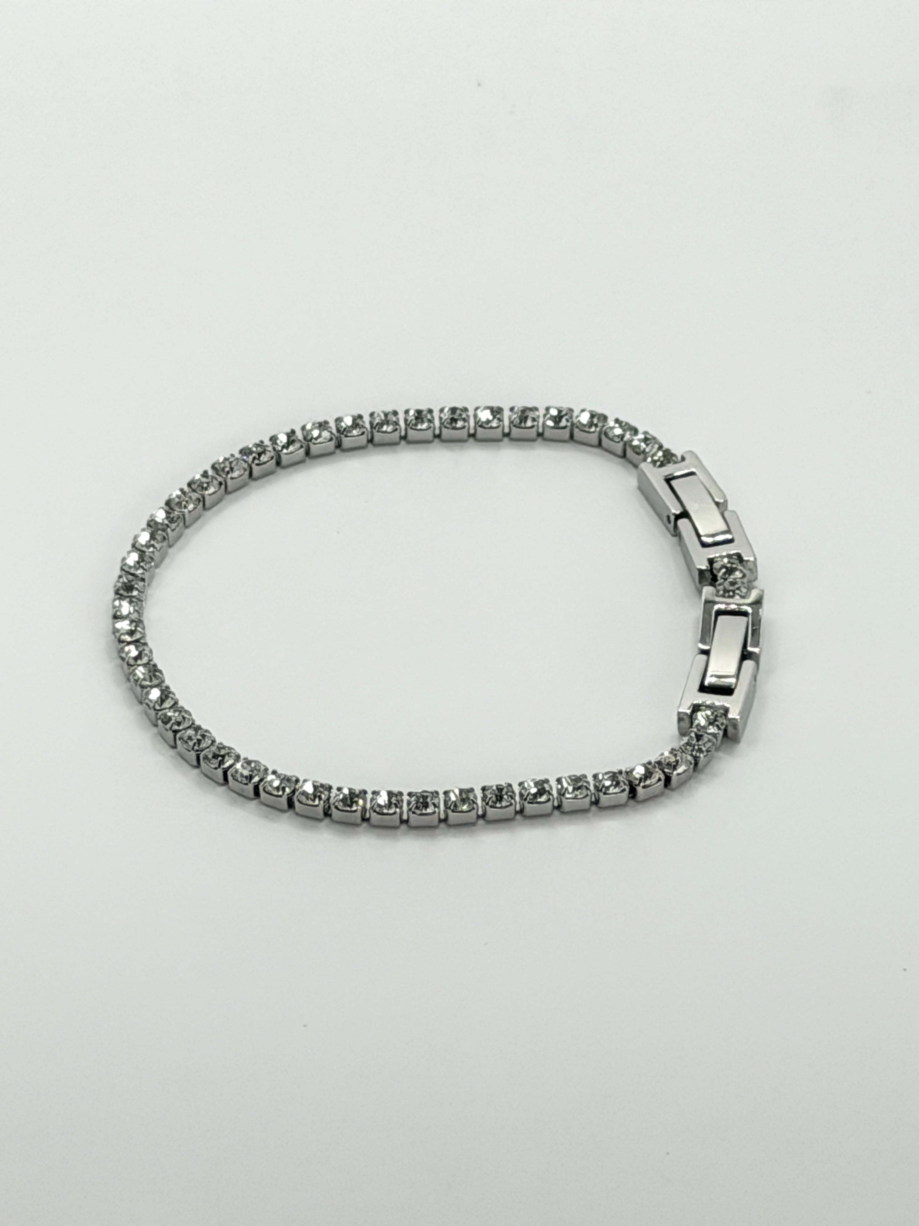 Tennis Bracelet with Adjustable Extension | Zirconia