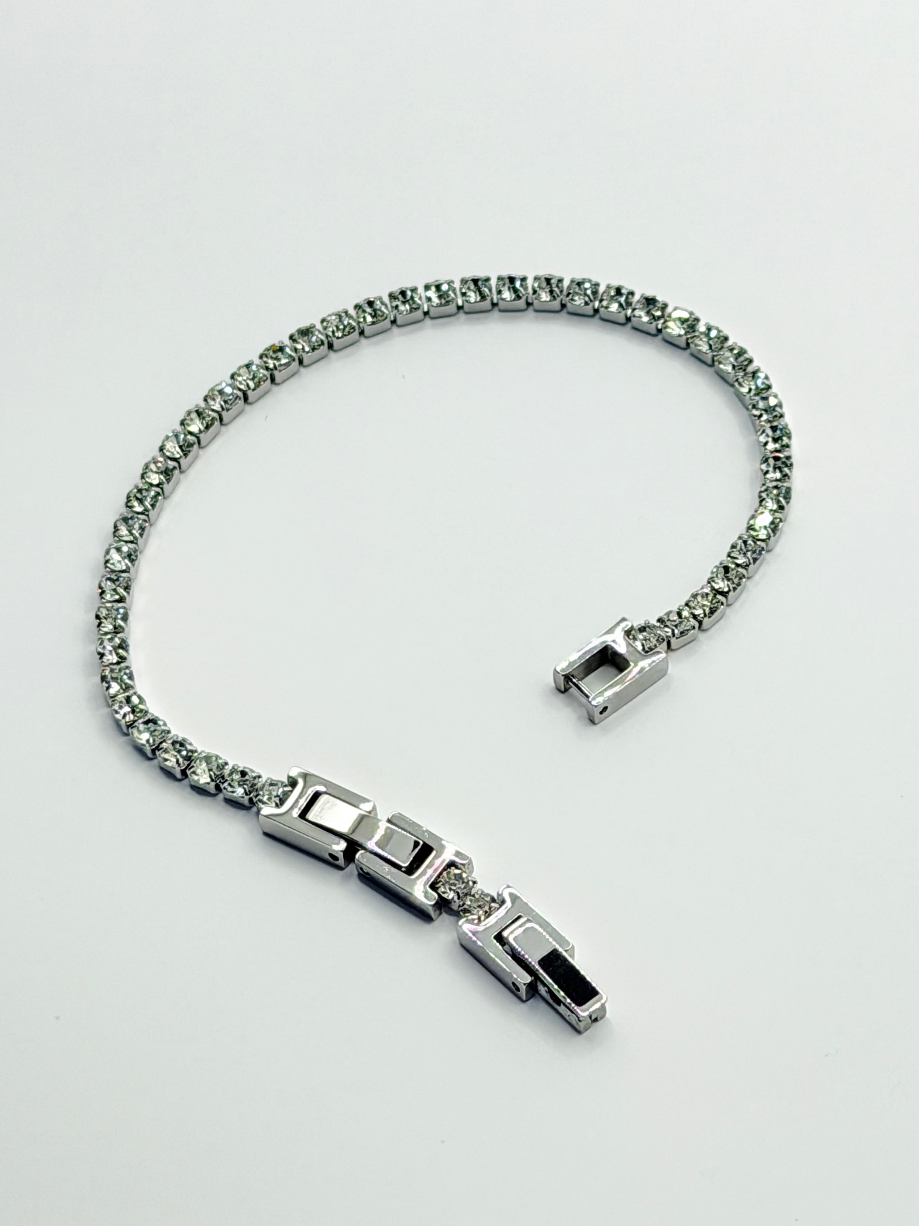 Tennis Bracelet with Adjustable Extension | Zirconia