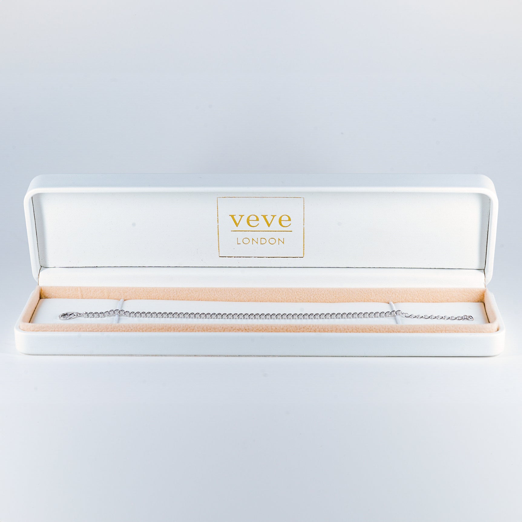 Sparkling Sterling Silver & Zirconia Adjustable Tennis Bracelet