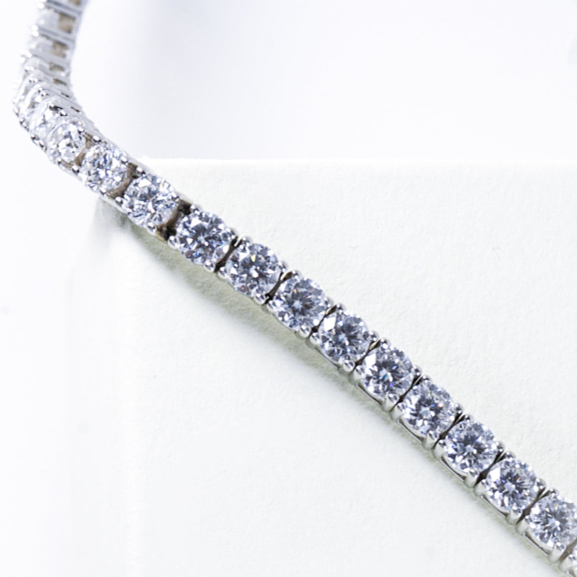 Sparkling Moissanite Sterling Silver Tennis Bracelet - A Diamond-Style Bracelet