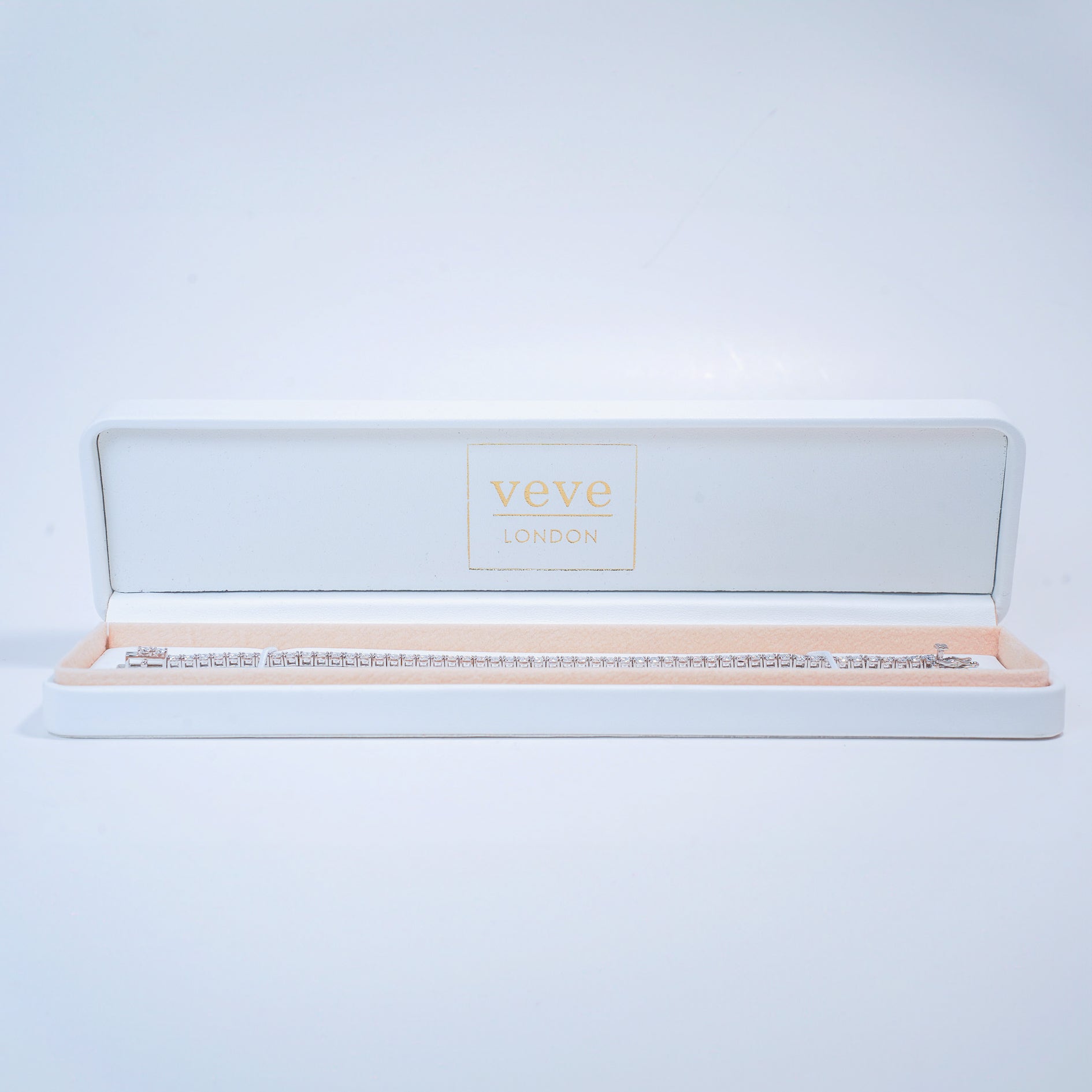 Sparkling Moissanite Sterling Silver Tennis Bracelet - A Diamond-Style Bracelet