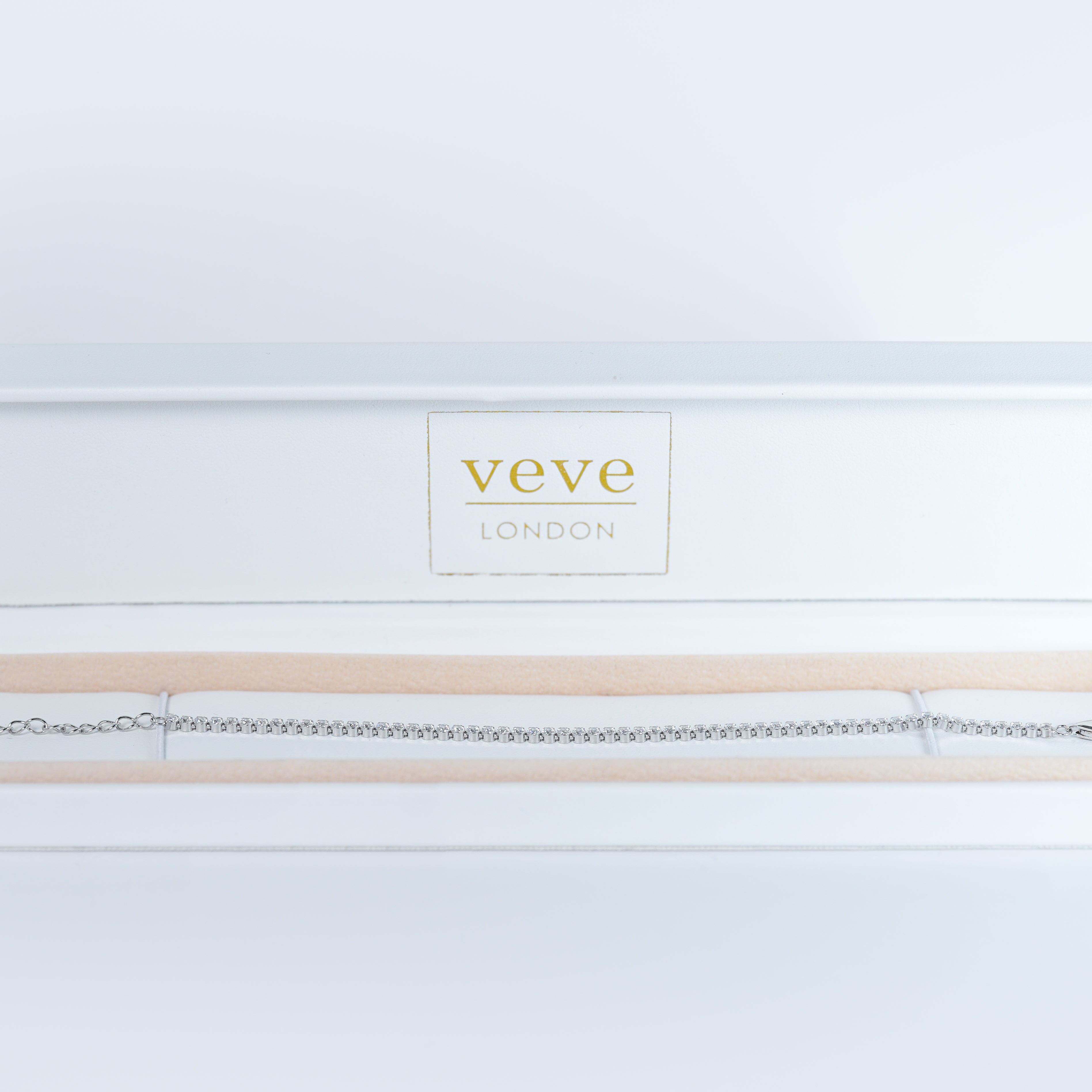 Sparkling Sterling Silver & Zirconia Adjustable Tennis Bracelet