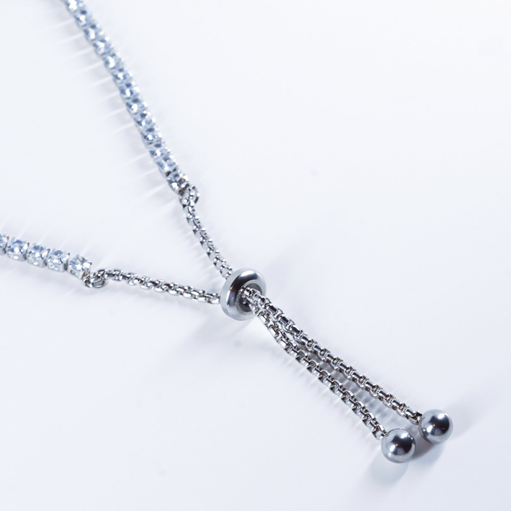 Beautiful Women's Tennis Bracelet | 3mm Zirconia with Adjustable Sliding Clasp