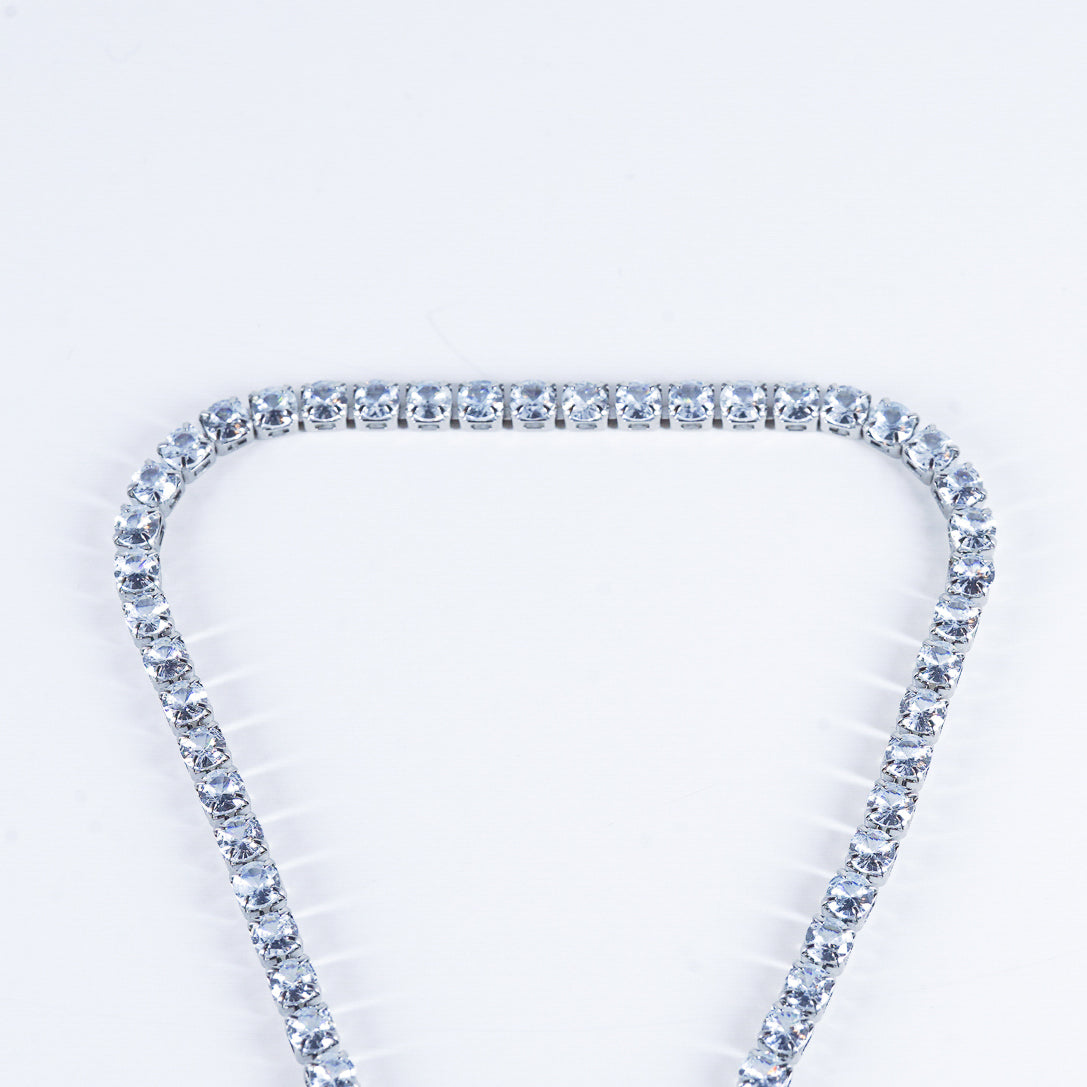 Beautiful Women's Tennis Bracelet | 3mm Zirconia with Adjustable Sliding Clasp