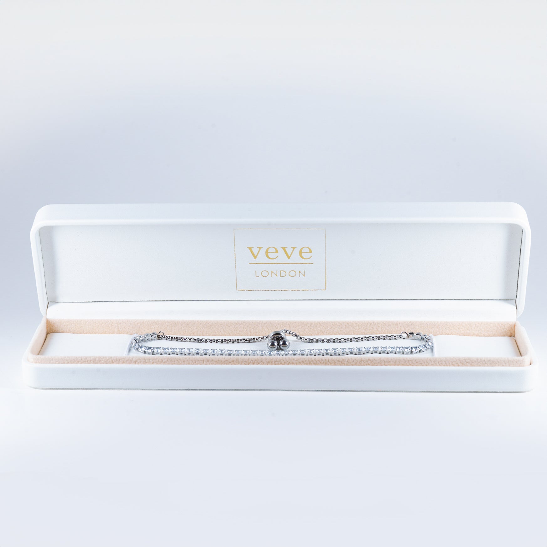 Beautiful Women's Tennis Bracelet | 3mm Zirconia with Adjustable Sliding Clasp
